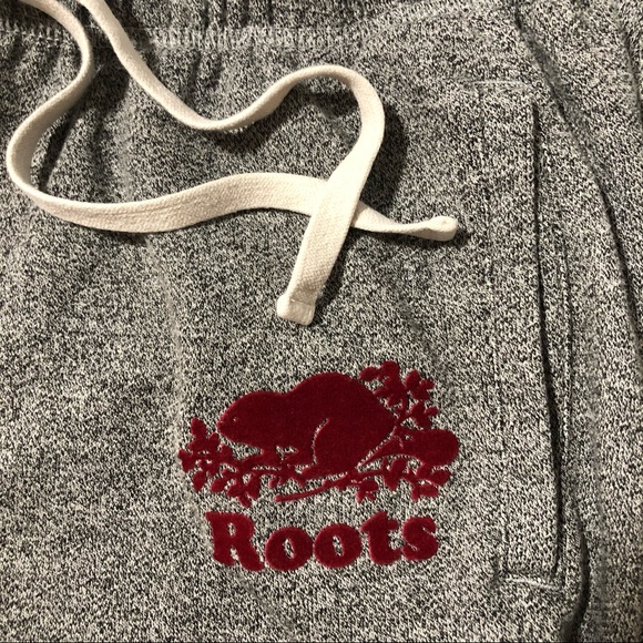 Roots womens boyfriend Sweat pant in RED - Picture 5 of 7